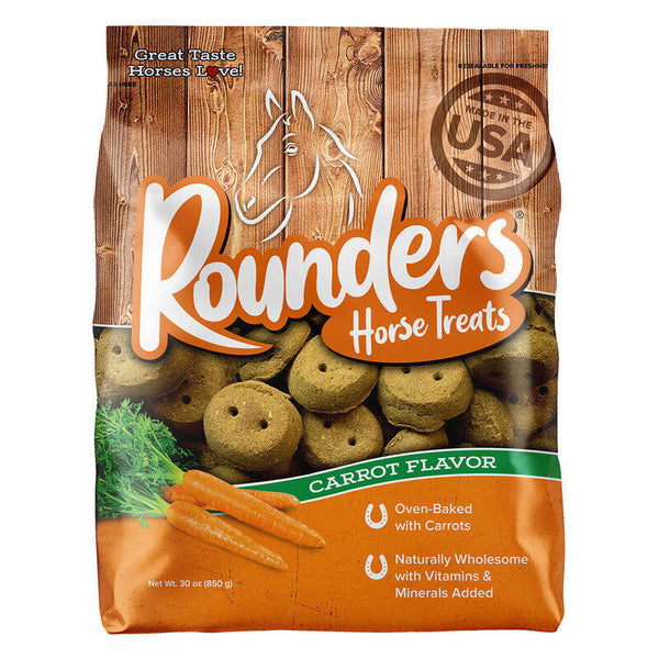 Blue Seal Rounders Carrot Horse Treats 30 oz